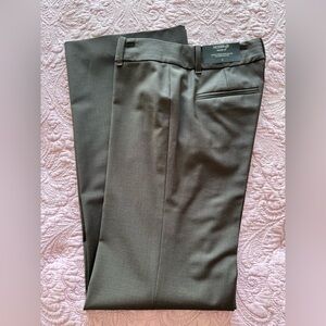 NWT Ann Taylor Modern Fit Grey/Brown “Charcoal” Pants Size 0